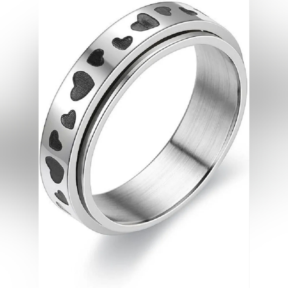 Fidget spinner ring